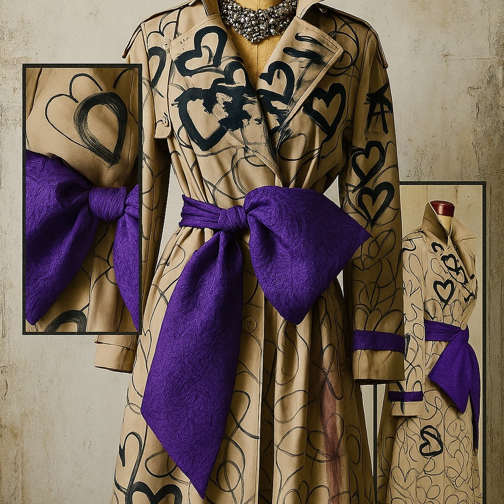 Mezza Trench Custom Coat one of a kind